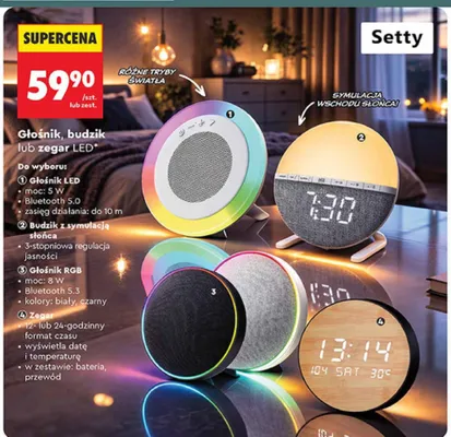 Głośnik RGB promocja w Biedronka