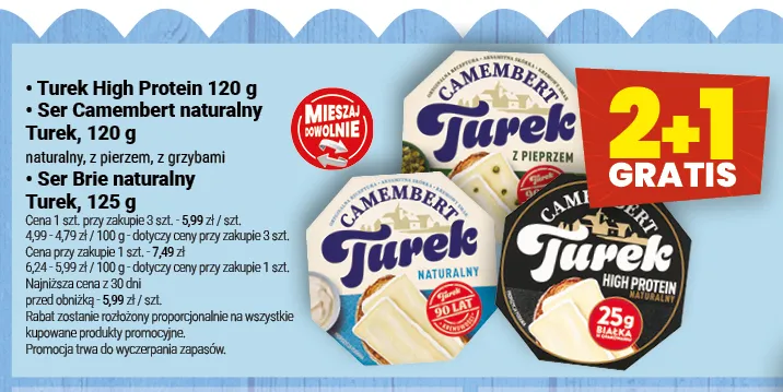 Ser Turek High Protein promocja w Twój Market