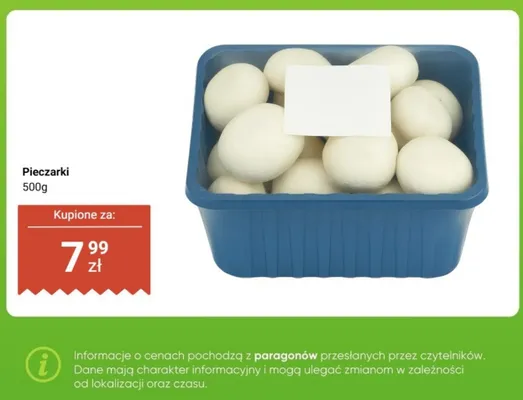Pieczarki promocja w Dino