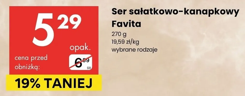 Ser sałatkowo-kanapkowy wybrane rodzaje promocja w Delikatesy Centrum