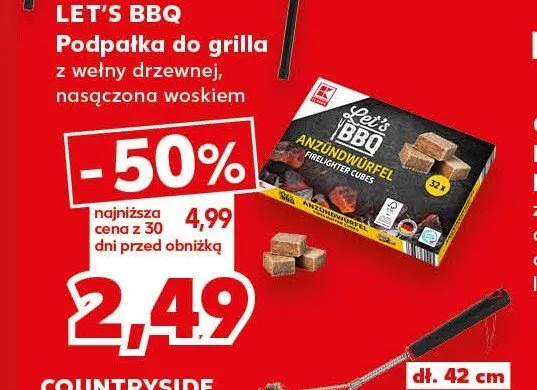 Podpałka do grilla K-Classic Let's BBQ promocja w Kaufland