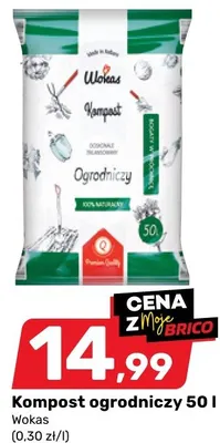 Kompost ogrodniczy 50 l promocja w Bricomarche