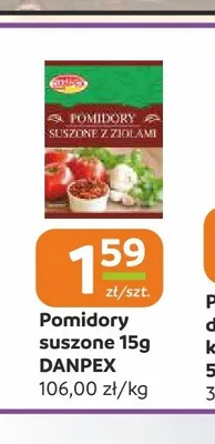 Pomidory suszone z ziołami Danpex promocja w Społem Częstochowa