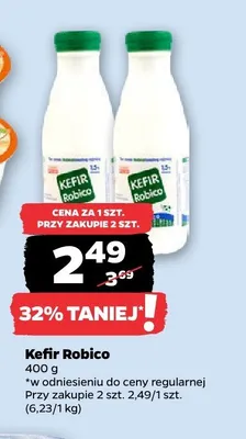 Kefir Robico promocja w Netto
