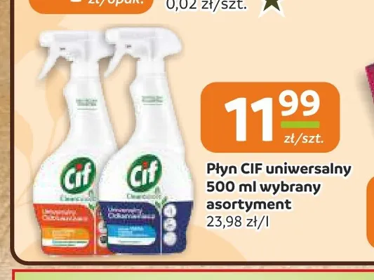 Płyn Cif uniwersalny promocja w Społem Częstochowa