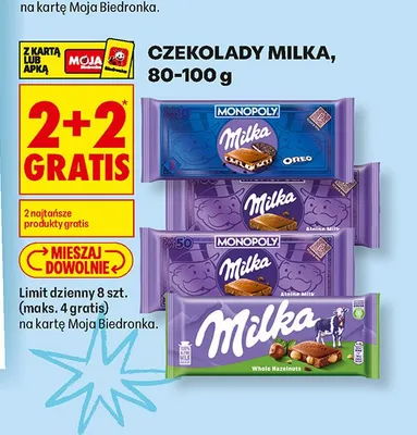 Czekolada Milka Oreo promocja w Biedronka