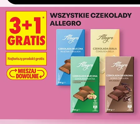 Czekolada Allegro promocja w Biedronka