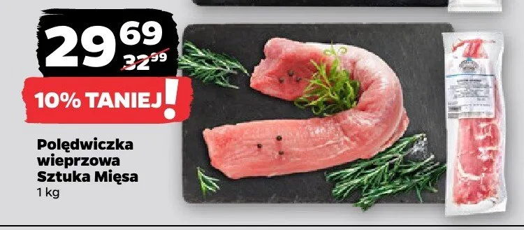 Polędwiczka wieprzowa Sztuka Mięsa promocja w Netto