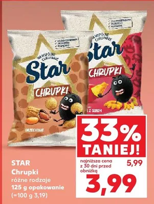 Chrupki różne rodzaje promocja w Kaufland