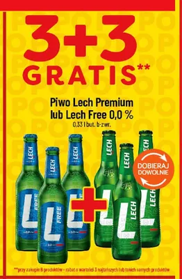 Piwo Lech Premium promocja w POLOmarket