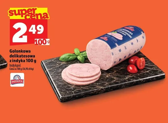 Golonkowa delikatesowa z indyka Indykpol promocja w TOPAZ