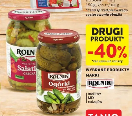 Sałatka grecka Rolnik promocja w Intermarche