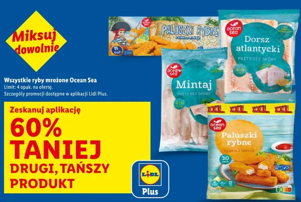 Ryby mrożone wszystkie rodzaje promocja w Lidl