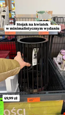 Stojak na kwiatek  promocja w Biedronka