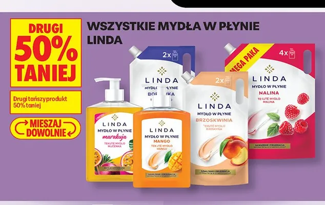 Mydło w płynie Linda Marakuja promocja w Biedronka