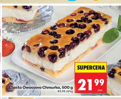 Ciasto Owocowa Chmurka promocja w Biedronka