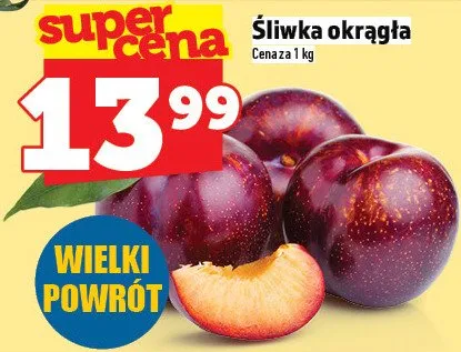 Śliwka okrągła promocja w TOPAZ