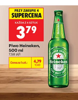 Piwo Heineken promocja w Biedronka