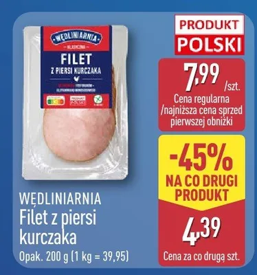 Filet z piersi kurczaka Wędliniarnia promocja w Aldi