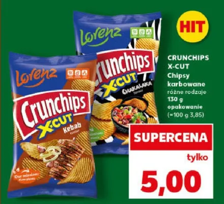 Chipsy karbowane różne rodzaje promocja w Kaufland