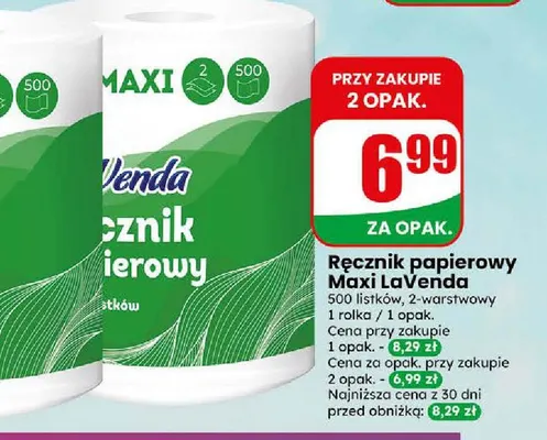 Ręcznik papierowy Maxi LaVenda promocja w Dino