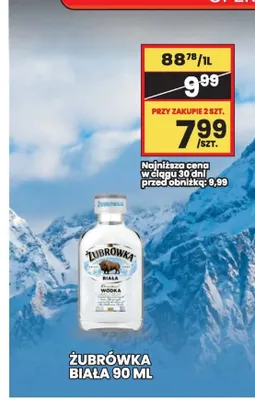 Wódka Żubrówka Biała promocja w Wafelek