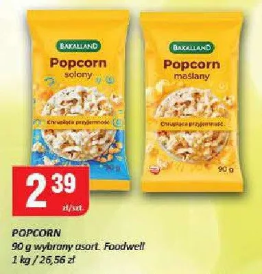 Popcorn Bakalland solony promocja w Chorten