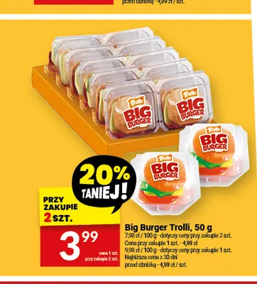 Żelki Big Burger Trolli promocja w Twój Market