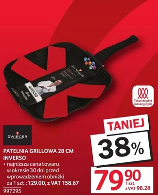 Patelnia grillowa 28 CM ZWILLING INVERSO promocja w Selgros