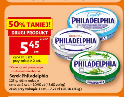 Serek Philadelphia Original promocja w Auchan