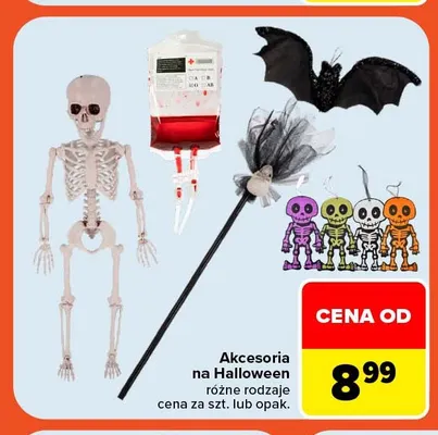 Akcesoria na Halloween promocja w Carrefour