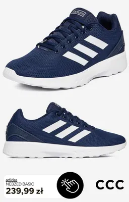 Buty sportowe adidas Nebzed Basic promocja w CCC