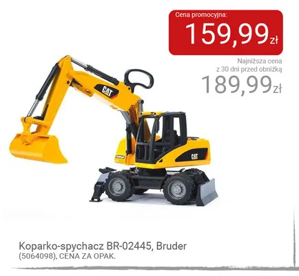 Koparko-spychacz BR-02445 Bruder promocja w Smyk