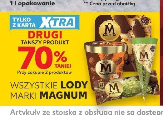 Lody Magnum Classic promocja w Kaufland