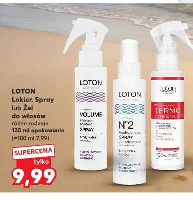 Spray do włosów Volume Loton promocja w Kaufland