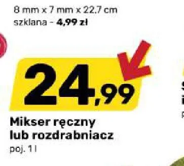 Mikser ręczny 1 l promocja w Bricomarche