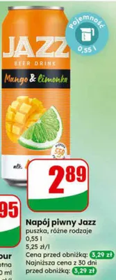 Napój piwny różne rodzaje promocja w Dino