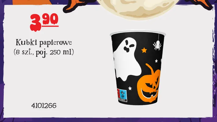 Kubki papierowe 250 ml promocja w MR. DIY