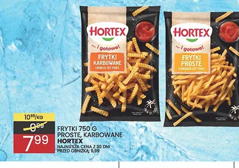 Frytki proste Hortex promocja w Wafelek