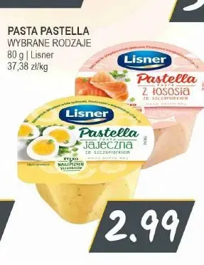 Pasta Pastella z łososia Lisner promocja w Słoneczko