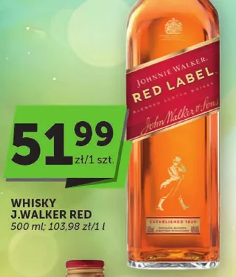 Whisky J.Walker Red Label promocja w Euro Sklep