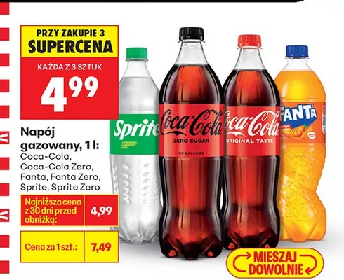 Napój gazowany promocja w Biedronka