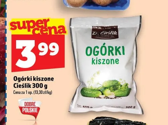Ogórki kiszone Cieślik promocja w TOPAZ