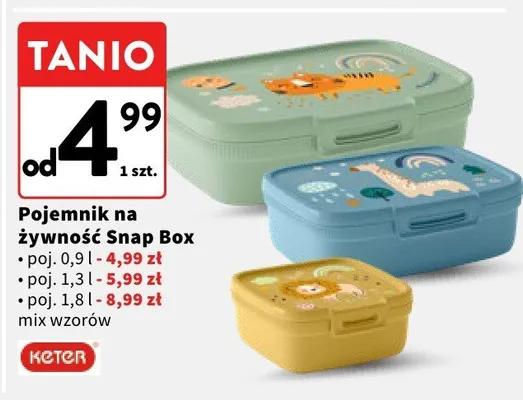 Pojemnik na żywność Snap Box promocja w Intermarche