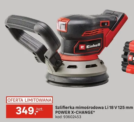 Szlifierka mimośrodowa Li 18 V 125 mm POWER X-CHANGE+ promocja w Leroy Merlin