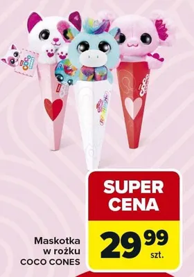 Maskotka w rożku promocja w Carrefour Market