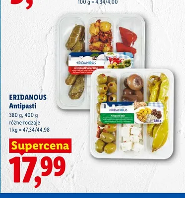 Antipasti Selection Eridanous promocja w Lidl