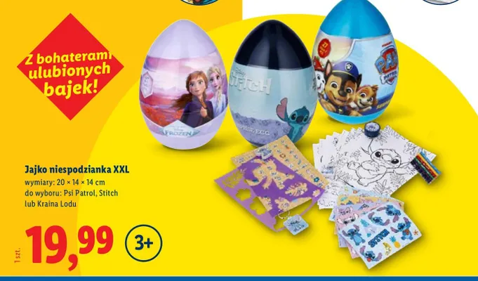 Jajko niespodzianka XXL promocja w Lidl