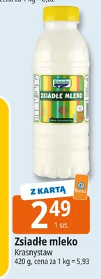 Zsiadłe mleko Krasnystaw promocja w Leclerc