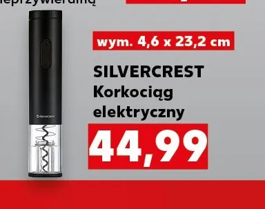 Korkociąg elektryczny Silvercrest promocja w Kaufland